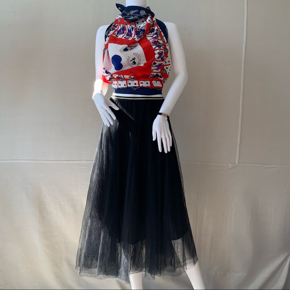 Tulle maxi ballerina Paris bohemian skirt - Picture 3 of 13
